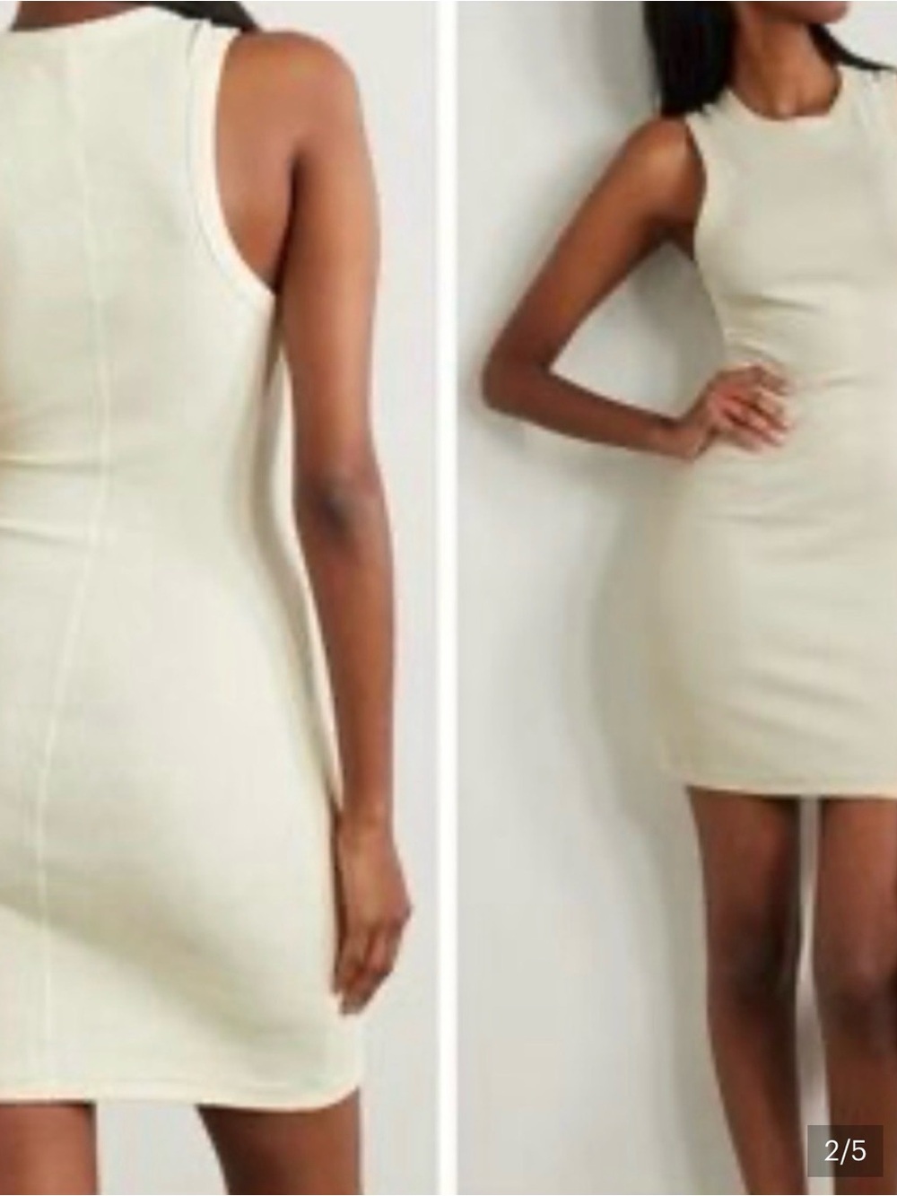 SKIMS 😍 Cream Ribbed Tank Dress - perfect for summer!!!